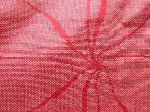 アンティーク　抽象花模様織り出し本場大島紬着物(5マルキ)